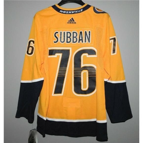 Authentic Adidas NHL Nashville Predators #76 Hockey Jersey New Mens Sizes - Picture 2 of 4